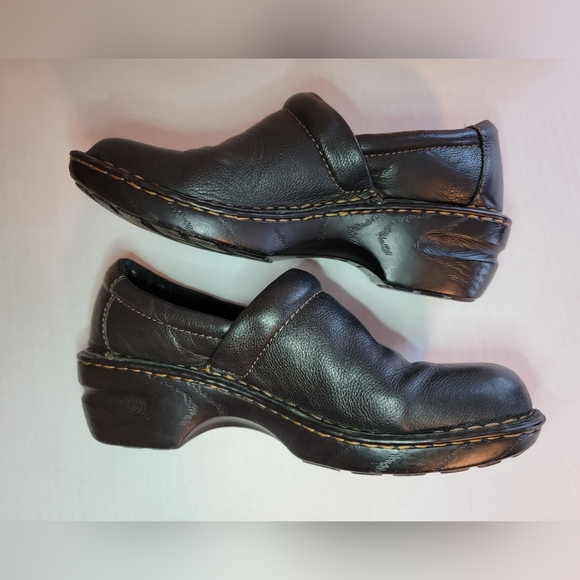 b.o.c Born Concept Black Leather Upper Clogs ~ Size 9.5 - Picture 3 of 6